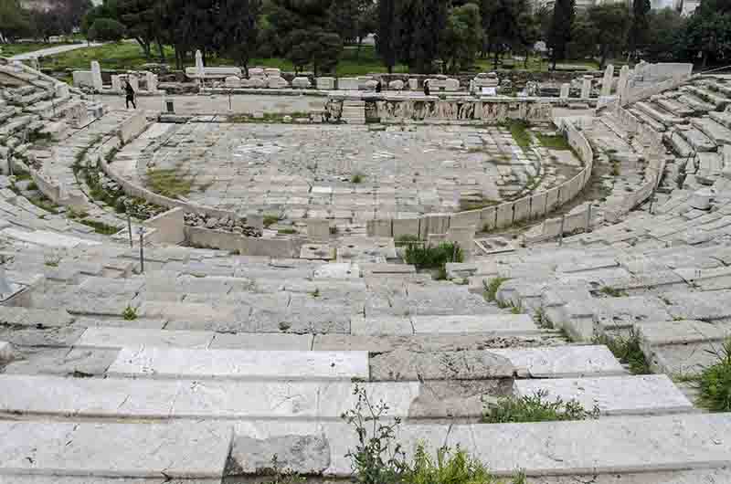 41 - Grecia - Atenas - La Acropolis - Teatro de Dionisio